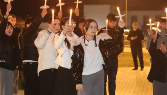 Xocalıda soyqırım qurbanlarının xatirəsinə flaşmob keçirilib