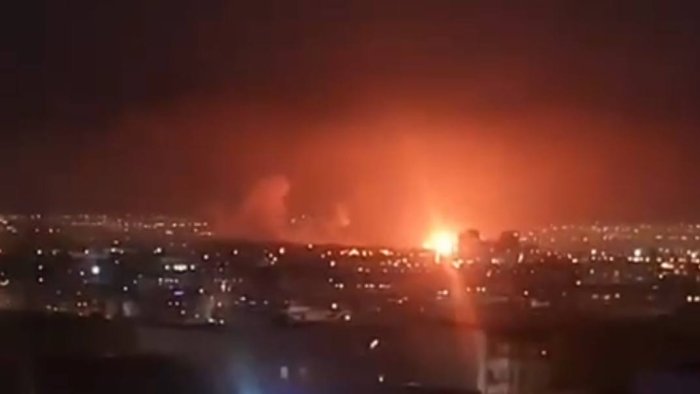 Tehranın şərqində partlayışlar baş verdi