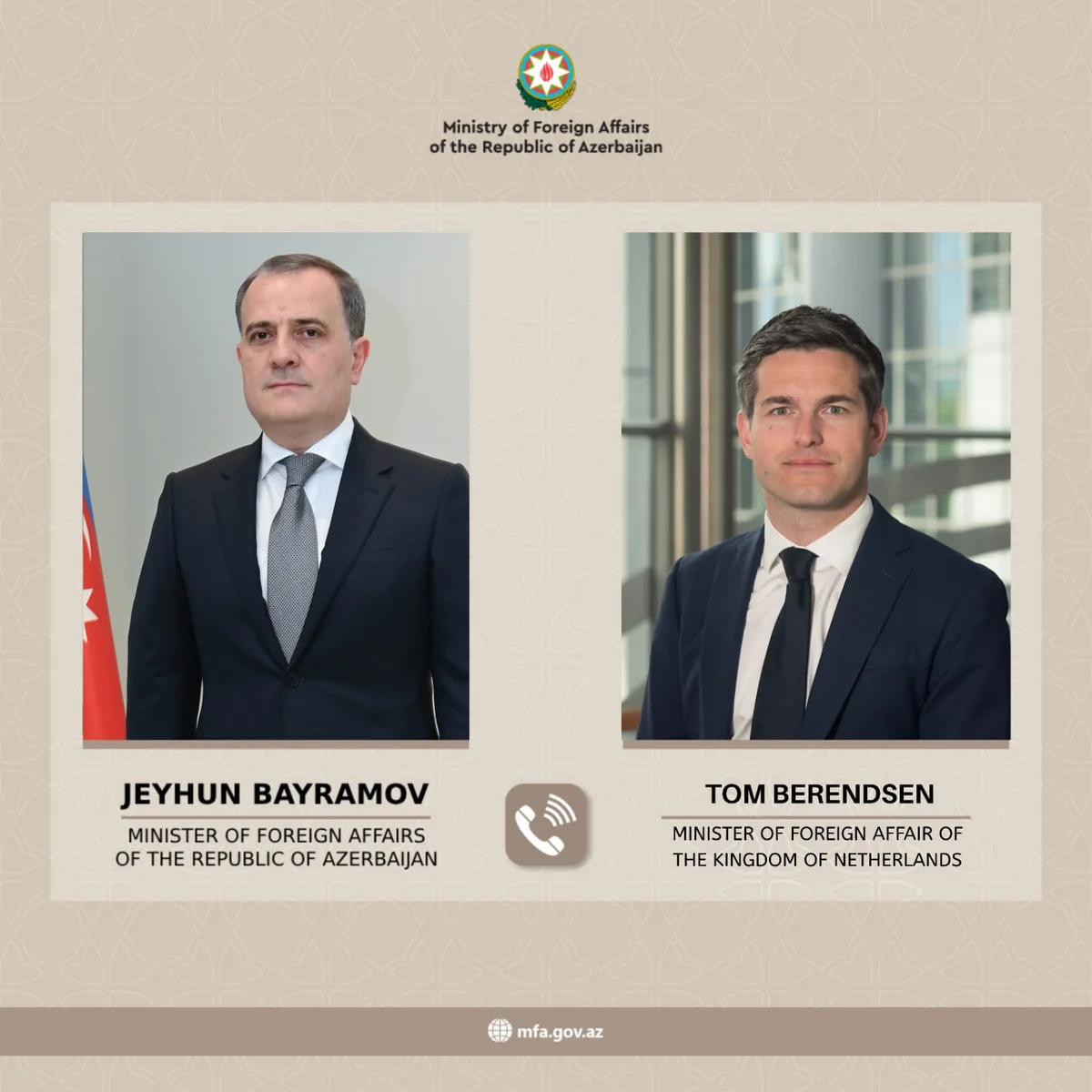 Niderlandın XİN rəhbəri İranın Naxçıvana dron hücumunu pisləyib