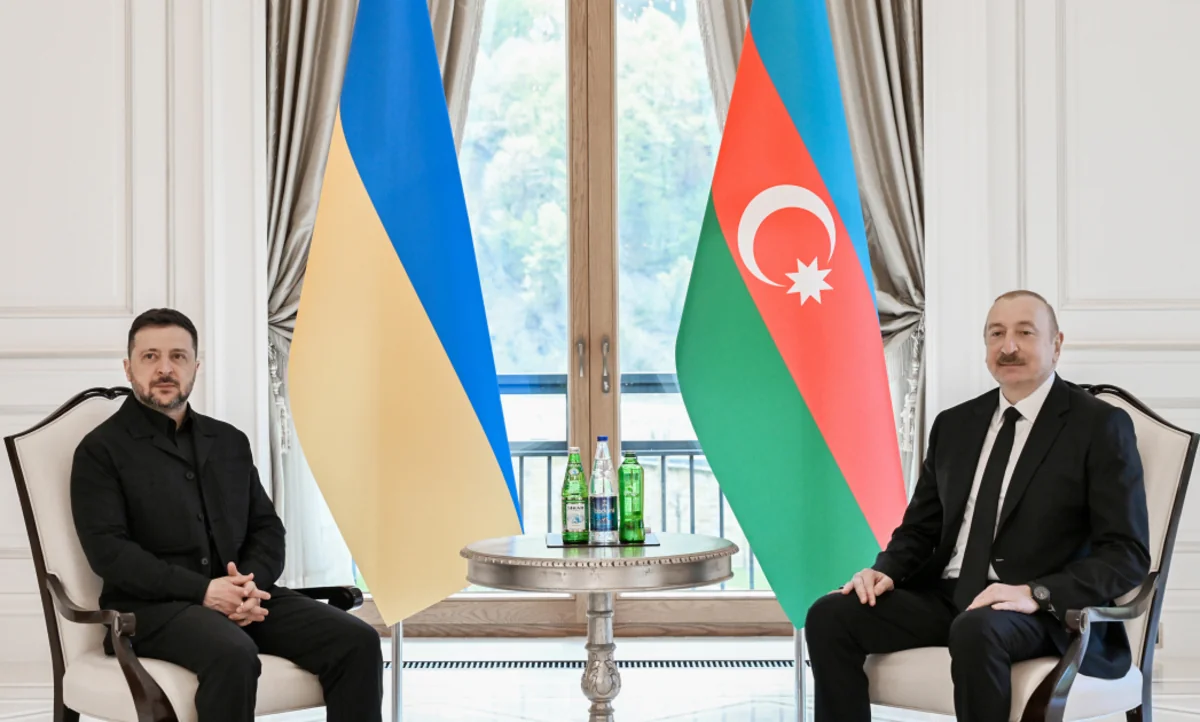 Azərbaycan və Ukrayna prezidentləri mətbuata bəyanatlarla çıxış ediblər