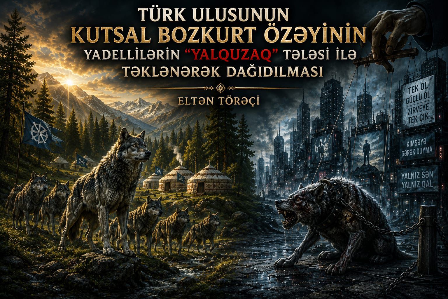 Türk Ulusunun Qutsal Bozqurd Özəyinin Yadellilərin “Yalquzaq” Tələsi ilə Təklənərək Dağıdılması