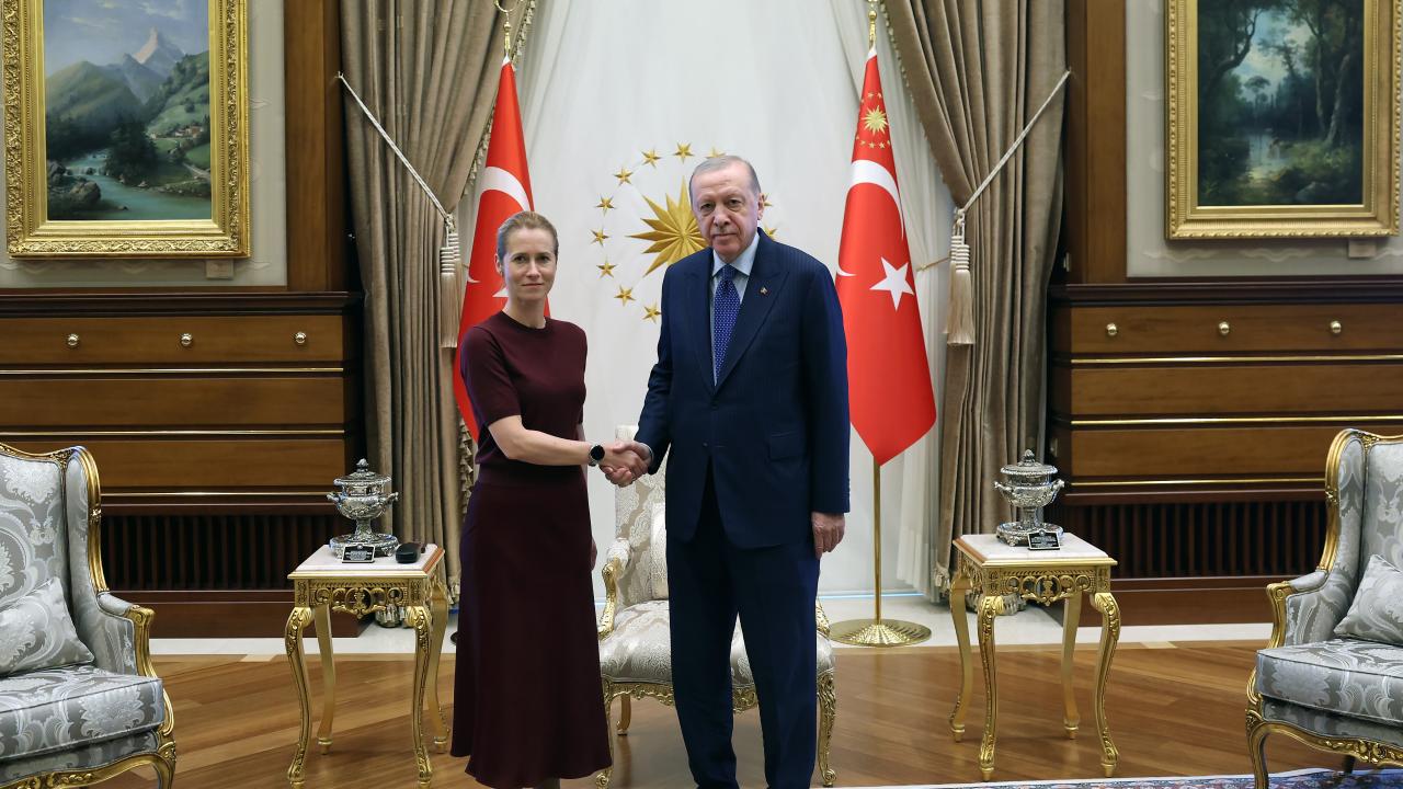 Ərdoğan Kallas ilə görüşüb