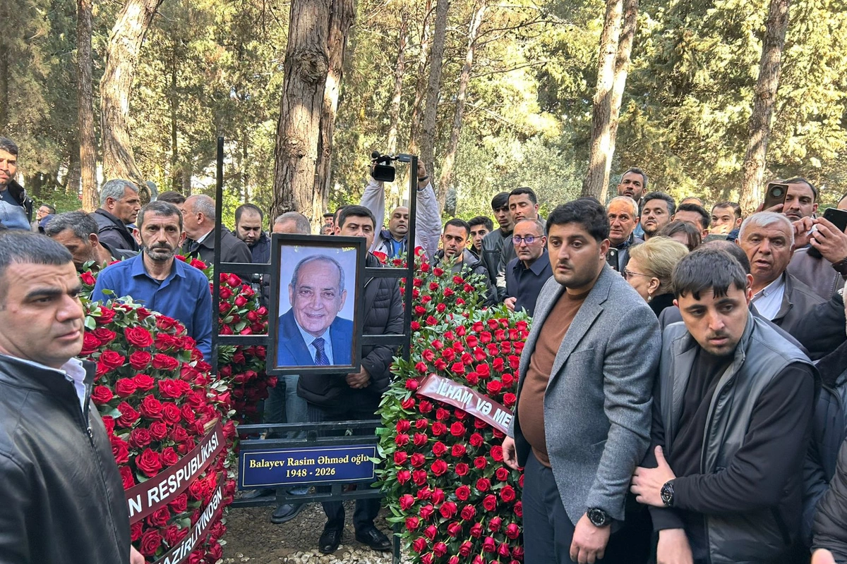 Rasim Balayev Birinci Fəxri xiyabanda dəfn olundu