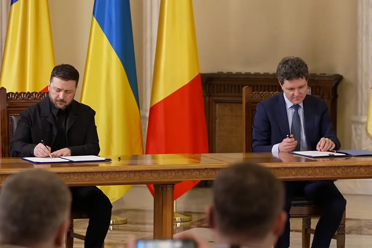 Rumıniya və Ukrayna strateji tərəfdaşlıq haqqında bəyanat imzalayıblar