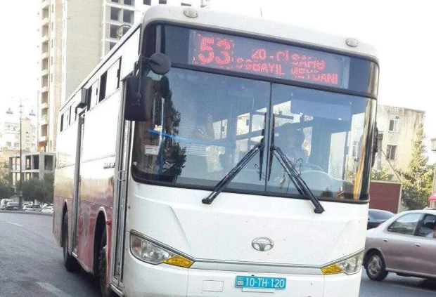 53 nömrəli marşrutun hərəkət sxemi müvəqqəti dəyişdirilib