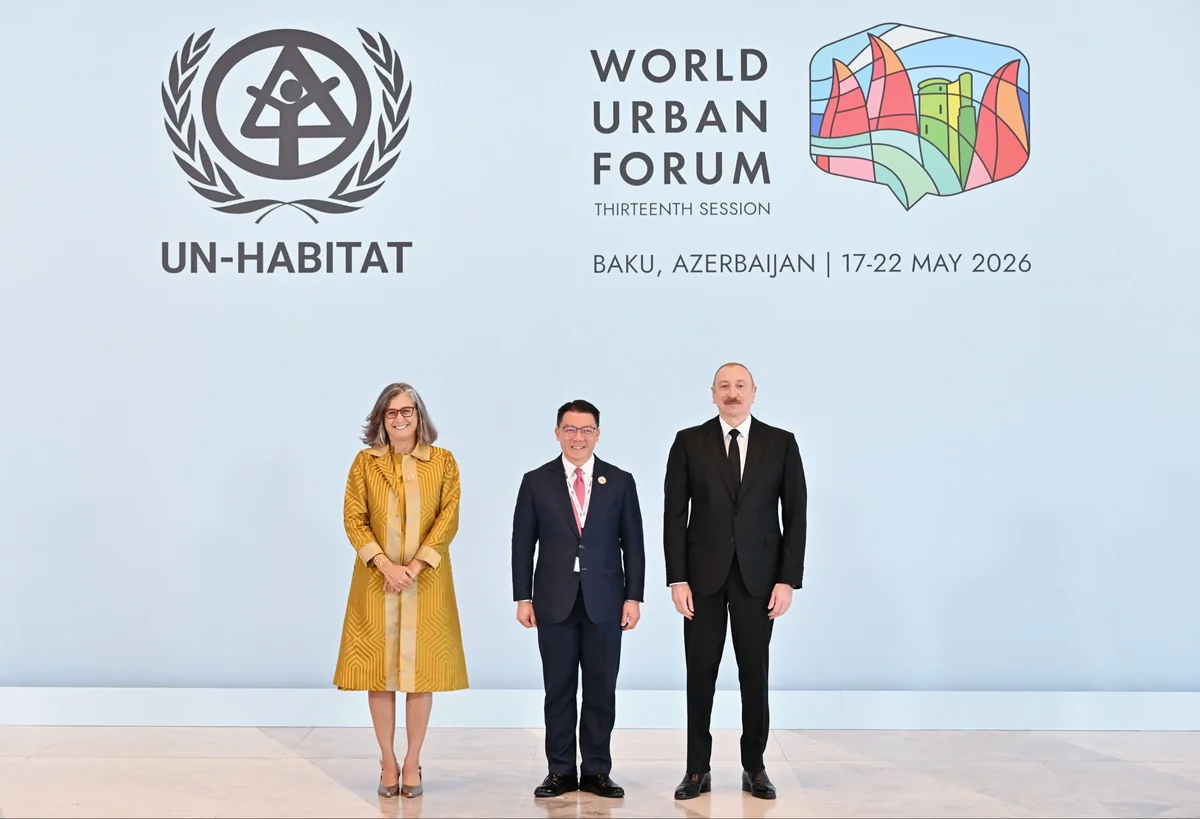 İlham Əliyev Ümumdünya Şəhərsalma Forumunun 13-cü Sessiyasının açılış mərasimində iştirak edir